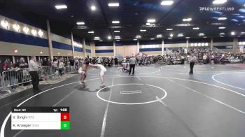 175 lbs Round Of 128 - Vikram Singh, Desert Edge HS vs Keagen Kroeger, Granite WC