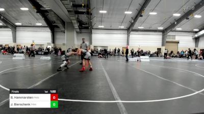 80 lbs Final - Ben Hammarsten, Pinnacle Wrestling Club vs J.a.x. Bierschenk, Pinnacle Wrestling Club