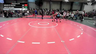 130 lbs Rr Rnd 2 - Gracelyn Martin, Georgia vs Jaelyn Sullens, Team Alpha Wrestling