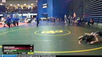 106 lbs Cons. Round 2 - Sophia Lentine, DePaul Catholic vs Gavin Mundy, Delaware Military Academy