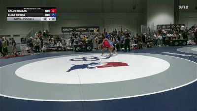 65 lbs Cons. Round 3 - Kalob Dallas, YC Wrestling vs Elias Navida, Tar Heel Wrestling Club