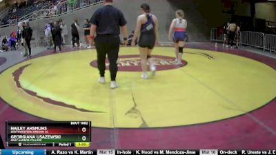 170 lbs Round 5 - Georgiana Usazewski, Gray Harbor College vs Hailey Ahsmuhs, Southwestern Oregon CC