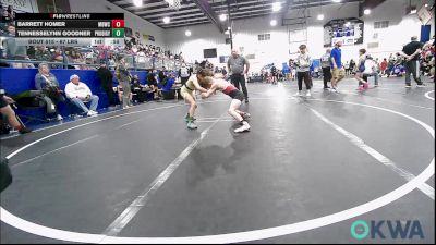 67 lbs Consi Of 4 - Barrett Homer, Mustang Bronco Wrestling Club vs Tennesselynn Goodner, Prodigy NDT