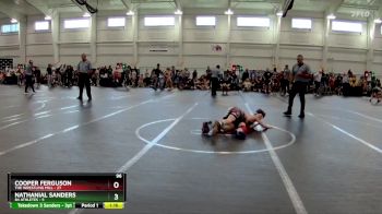 96 lbs Round 2 (10 Team) - Cooper Ferguson, The Wrestling Mill vs Nathanial Sanders, 84 Athletes