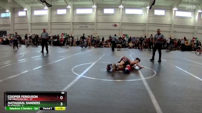 96 lbs Round 2 (10 Team) - Cooper Ferguson, The Wrestling Mill vs Nathanial Sanders, 84 Athletes