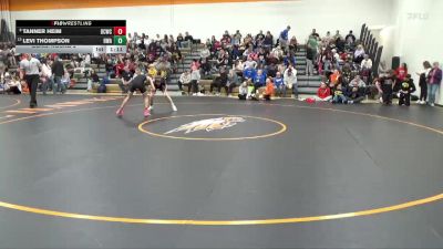 110 lbs Cons. Round 2 - Tanner Heim, Delaware County Wrestling Club vs Levi Thompson, Hawkeye Wrestling Academy