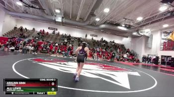 120 lbs Cons. Round 2 - Alli Lewis, Discovery Canyon vs Ashlinn Ginn, Chatfield
