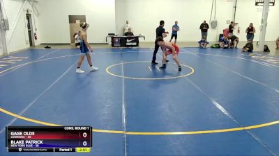 125 lbs Semis & 1st Wrestleback (8 Team) - Gage Olds, Louisiana vs Blake Patrick, New York Blue