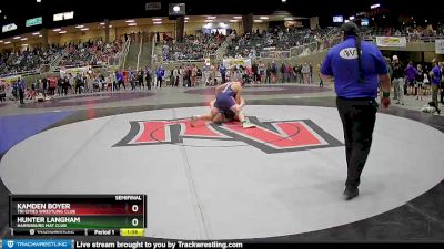 285 lbs Semifinal - Hunter Langham, Harrisburg Mat Club vs Kamden Boyer, Tri Cities Wrestling Club