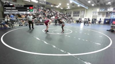 135 lbs Cons. Round 1 - Shana Long, Wilson/Long Beach vs Olivia Cherian, La Serna