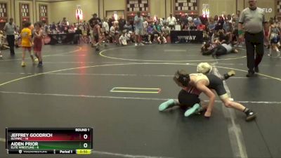 65 lbs Round 1 (6 Team) - Jeffrey Goodrich, Olympic vs Aiden Prior, Elite Wrestling