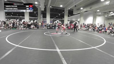 Senior Women Freestyle FS - 50 lbs 5th Place Match - Anaya Falcon, Titan Mercury Wrestling Club (TMWC) vs Heather Crull, Northeastern Wrestling Club