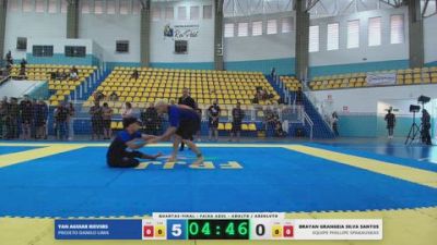 YAN AGUIAR RIEVSRS vs BRAYAN GRANGEIA SILVA SANTOS 2026 FPJJ Campeonato Paulista Sem Kimono