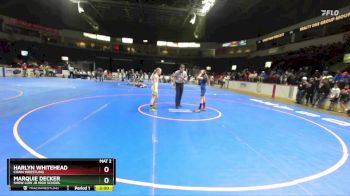 83-88 lbs Round 1 - Marquie Decker, Show Low Jr High School vs Harlyn Whitehead, Chain Wrestling