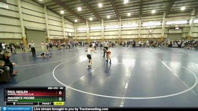 80 lbs Quarterfinal - Maverick Moore, Westlake vs Paul Neslen, Warrior Wrestling Club