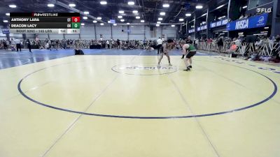 145 lbs Consi Of 64 #2 - Anthony Lara, CT vs Deacon Lacy, OH