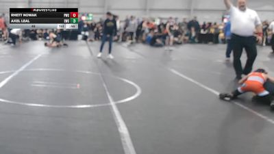 48 lbs Round 5 (6 Team) - Axel Leal, Empyre WC vs Rhett Nowak, Perrysburg WC