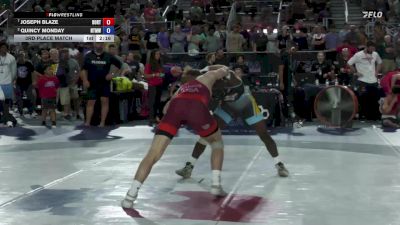 74 lbs 3rd Place Match - Joseph Blaze, Boilermaker RTC vs Quincy Monday, NJRTC/ Titan Mercury Wrestling Club (TMWC)