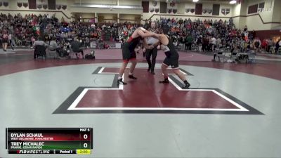 JV-44 lbs Semifinal - Dylan Schaul, West Delaware, Manchester vs Trey Michalec, Prairie, Cedar Rapids