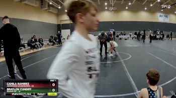 56 lbs Round 7 (10 Team) - Camila Ramirez, Aggression Legionnaires vs Braylon Cundiff, Reaper WC