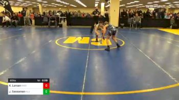 80 lbs Consolation - Kahle Larson, Brookville vs Jordan Sassaman, Milton