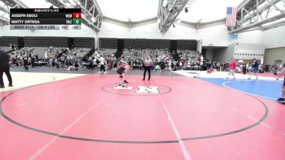 128-H lbs Consi Of 8 #2 - Joseph Eboli, Westwood vs Matty Ortega, Yale Street