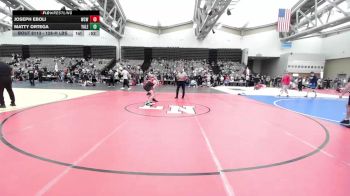 128-H lbs Consi Of 8 #2 - Joseph Eboli, Westwood vs Matty Ortega, Yale Street