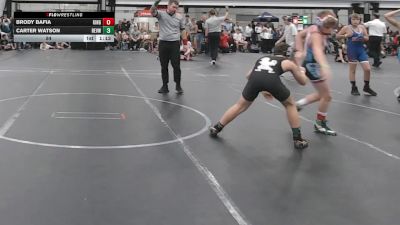 84 lbs Semis (4 Team) - Carter Watson, Revival White vs Brody Bafia, Kings
