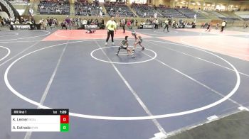 70 lbs Rr Rnd 1 - Kobe Lemer, ReZults Wrestling vs Angel Estrada, Standfast Texas