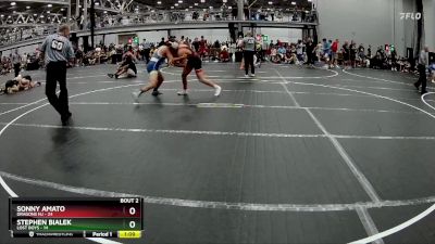 150 lbs Round 1 (8 Team) - Sonny Amato, Dragons NJ vs Stephen Bialek, Lost Boys