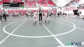 67 lbs Rr Rnd 2 - Blaine Backus, Newkirk Takedown Club vs Rye Bowerman, Madill Takedown