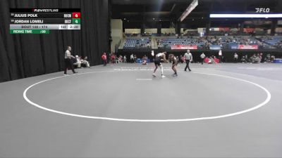 174 lbs Cons. Round 1 - Jordan Lomeli, Oklahoma City vs Julius Polk, Rochester Christian