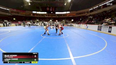 175 lbs Cons. Round 2 - Silas Vickery, Red Mountain vs Logan Chavez, Casteel