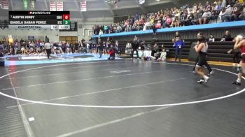 105 lbs Quarterfinal - Austin Kirby, Union Community vs Isabela Saban Perez, South Tama