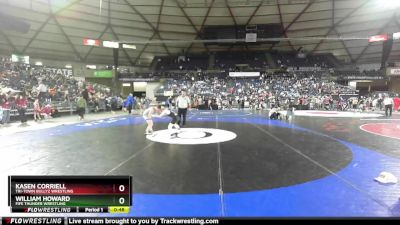 84 lbs Cons. Semi - Kasen Corriell, Tri-Town Bullyz Wrestling vs William Howard, Fife Thunder Wrestling