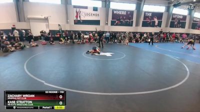 110 lbs Semifinal - Kase Stratton, NB Elite Wrestling Club vs Zachary Wroan, Spartan Mat Club