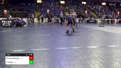 75 lbs Consy 3 - Max Bartlebaugh, Central Dauphin vs Paul Volpe, Parkland