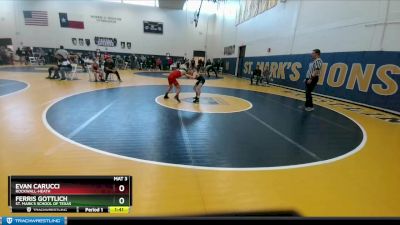 86 lbs 3rd Place Match - Evan Carucci, Rockwall-Heath vs Ferris Gottlich, St. Mark`s School Of Texas