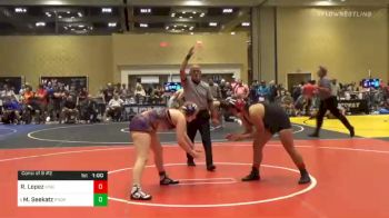 Match - Rosali Lopez, King High School - Riverside vs Macey Seekatz, Pounders WC