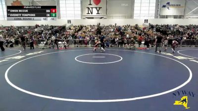 75 lbs Cons. Round 2 - Everett Tompkins, Club Not Listed vs Owen Mccue, B2 Wrestling Academy