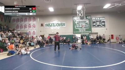 30 lbs Round 2 - Carson McGee, Janesville Wrestling vs Charlie Griffith, Indee Mat Club