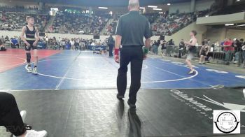 96 lbs Quarterfinal - Kase Oxley, Sulphur vs Blake Goucher, Prodigy Elite Wrestling