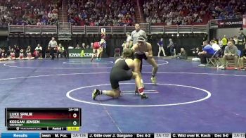 2A-138 lbs Cons. Semi - Keegan Jensen, Winterset vs Luke Spaur, Knoxville