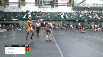 165 lbs Cons. Semi - Leo Galasso, Central Michigan vs Kenny Snyder, Findlay