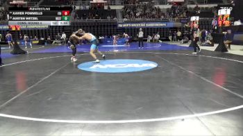 184 lbs Cons. Round 4 - Austen Wetzel, Westminster (MO) vs Xavier Pommells, Ithaca
