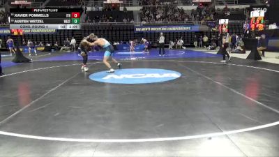 184 lbs Cons. Round 4 - Austen Wetzel, Westminster (MO) vs Xavier Pommells, Ithaca