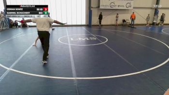 90 lbs Rr Rnd 1 - Ceiran Sontz, Ruthless Black vs Gabriel Schuchert, Micky's Maniacs White