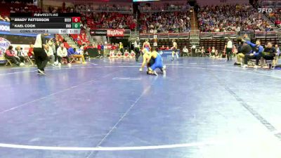 2A-150 lbs Cons. Round 4 - Kael Cook, Burlington Notre Dame vs Brady Patterson, Benton Community