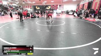 135 lbs Cons. Round 3 - Aurora Gonzalez, Perris vs Sarah Alvarez, Santa Paula