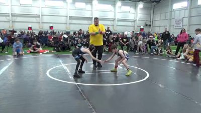 60 lbs Semifinal - Landon Hensley, West Virginia Wild vs Dominic Rocco, Donahue Wrestling Academy